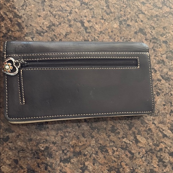 Brighton checkbook Heart-Embellished Women's Wallet - Picture 2 of 4